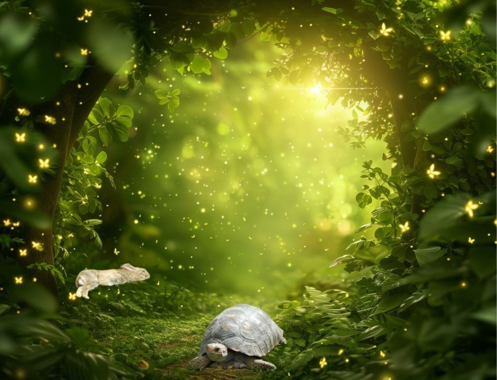 Hase und Schildkröte